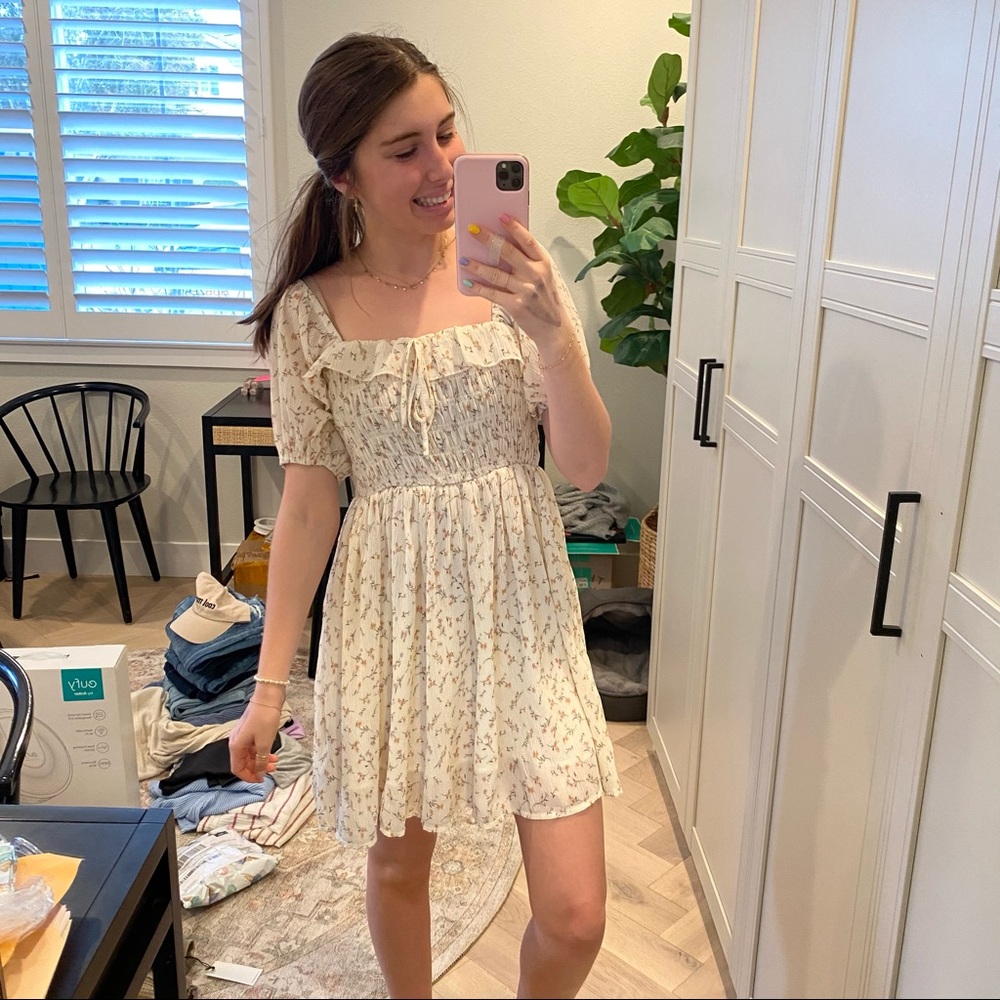 CJLA Juliet Floral Dress (blush)